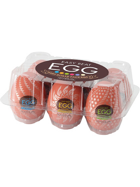 Tenga Egg: Stronger, Hard Boiled Package II, 6-pack