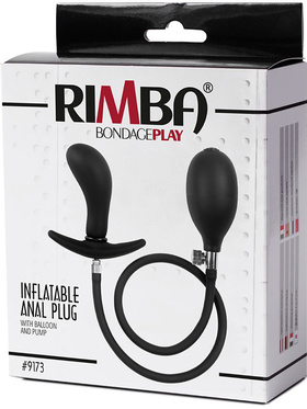 Rimba: Inflatable Curved Anal Plug with Pump
