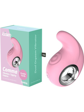 Kissen: Comma, Dual Orgasm Tapping Vibrator