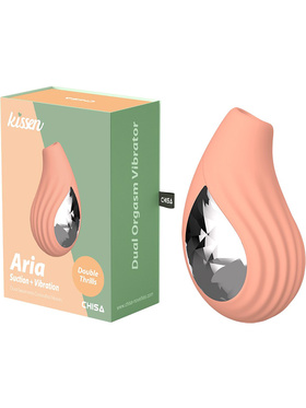 Kissen: Aria, Dual Orgasm Suction Vibrator