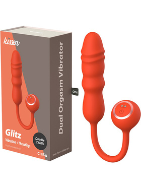 Kissen: Glitz, Dual Orgasm Thrusting Vibrator