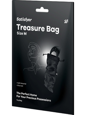 Satisfyer: Treasure Bag M, svart