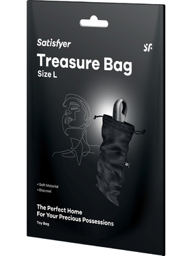Satisfyer: Treasure Bag L, svart