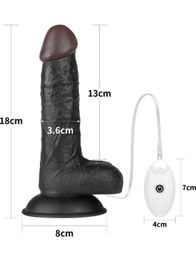 LoveToy: Vibrating Easy StrapOn Set, 18 cm