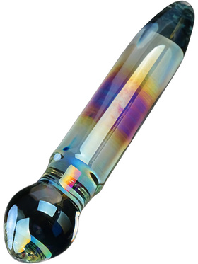 LoveToy: Twilight Gleam Glass Dildo, Prism Glass