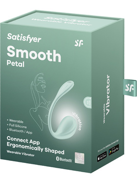 Satisfyer Connect: Smooth Petal, Wearable Vibrator, grön
