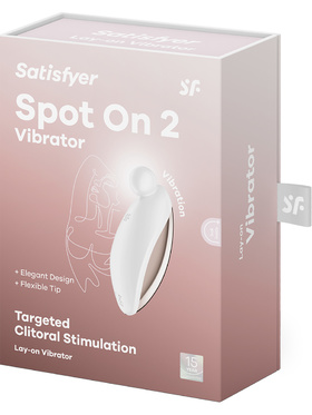 Satisfyer: Spot On 2, Lay-on Vibrator, vit