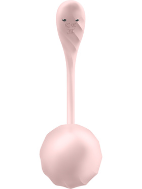 Satisfyer Connect: Ribbed Petal, Wearable Vibrator, rosa
