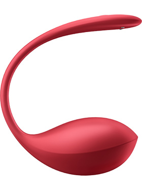 Satisfyer Connect: Shiny Petal, Wearable Vibrator, röd