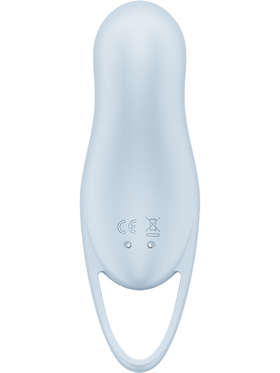 Satisfyer: Pocket Pro 1, Double Air Pulse Vibrator, blå