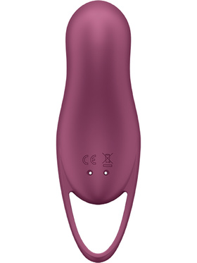 Satisfyer: Pocket Pro 1, Double Air Pulse Vibrator, röd