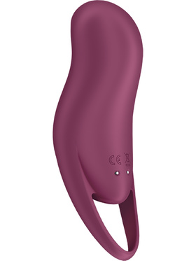 Satisfyer: Pocket Pro 1, Double Air Pulse Vibrator, röd