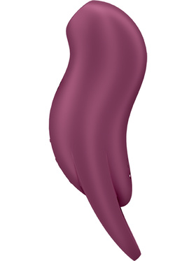 Satisfyer: Pocket Pro 1, Double Air Pulse Vibrator, röd