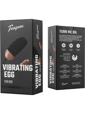 Teazers: Ribbed Vibrating Egg with Remote Control