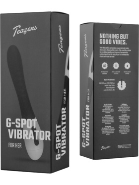 Teazers: G-spot Vibrator, svart