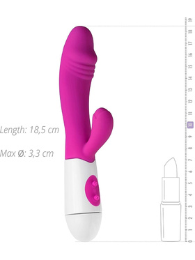 Teazers: Realistic Rabbit Vibrator, rosa