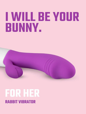 Teazers: Realistic Rabbit Vibrator, lila