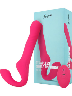 Teazers: Strapless Strap-On Vibrator, rosa