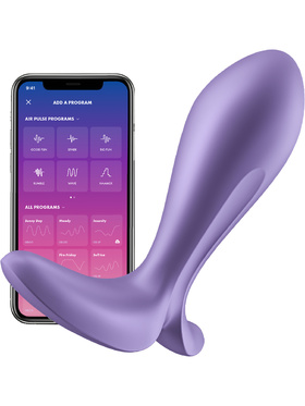 Satisfyer Connect: Intensity Plug, Plug Vibrator, lila