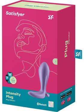 Satisfyer Connect: Intensity Plug, Plug Vibrator, lila