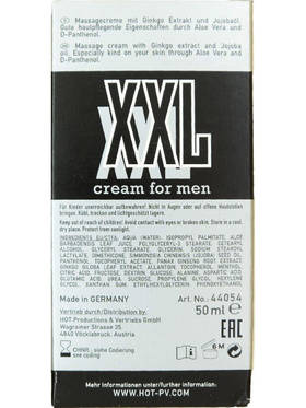 HOT: XXL Cream for Men, 50 ml