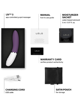 LELO: Liv 3, App-Controlled G-Spot Vibrator, lila