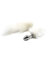 Fox Tail Plug, vit