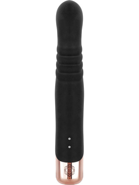 Rosy Gold: Thrusting Rabbit Vibrator