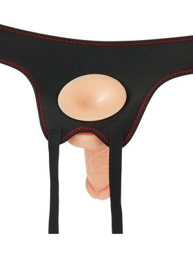LoveToy: Easy StrapOn Set, 18 cm, ljus
