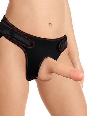 LoveToy: Easy StrapOn Set, 18 cm, ljus