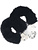 Ouch!: Heavy-duty Fluffy Handcuffs, svart