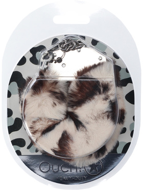Ouch!: Heavy-duty Fluffy Handcuffs, snöleopard