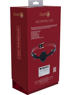 Ouch!: Milan Collection Silicone Ball Gag