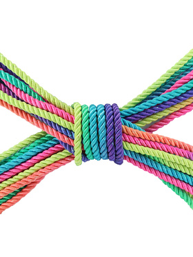 Ouch!: Polyester Bondage Rope, 10m, multifärg