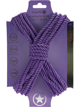 Ouch!: Polyester Bondage Rope, 10m, lila