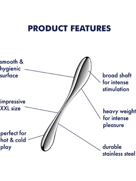 Satisfyer: Star Force 3,  Steel Dildo