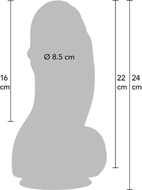 Hidden Desire: Inferno, Fat Boys Dildo PVC, 24 cm