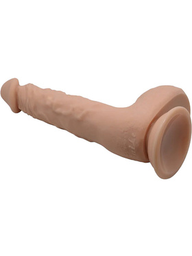 Beautiful Jason: Realistisk Dildo med Sugpropp, 25 cm, ljus