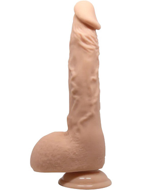 Beautiful Jason: Realistisk Dildo med Sugpropp, 25 cm, ljus