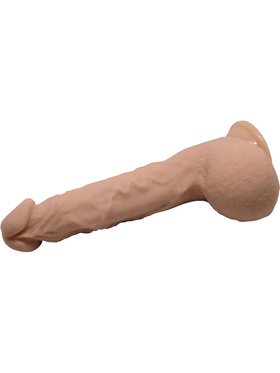 Beautiful Jason: Realistisk Dildo med Sugpropp, 25 cm, ljus