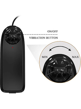 Beautiful Dick: Realistisk Dildovibrator med Sugpropp, 28 cm, ljus
