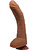 Beautiful Alex: Realistisk Dildo med Sugpropp, 28 cm, mörk