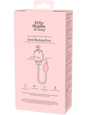 Fifty Shades: Dark Blushing Rose, Clitoral Suction & Vibro Egg