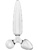 Satisfyer: Triple Crystal 1, Glass Dildo, transparent
