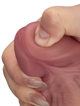 LoveToy: Vibrating Dual Density Power Cock, 27 cm