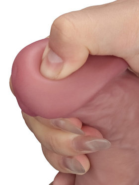 LoveToy: Vibrating Dual Density Power Cock, 20 cm