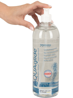 JoyDivision Aquaglide Anal: Vattenbaserat Analglidmedel, 1000 ml