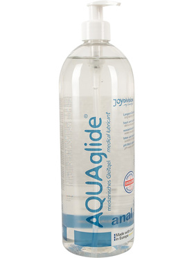 JoyDivision Aquaglide Anal: Vattenbaserat Analglidmedel, 1000 ml