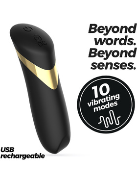 Crushious: Blinders, Rechargeable Vibrating Bullet, svart