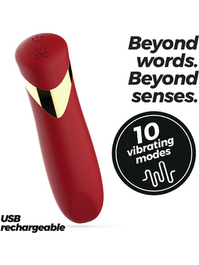Crushious: Blinders, Rechargeable Vibrating Bullet, röd